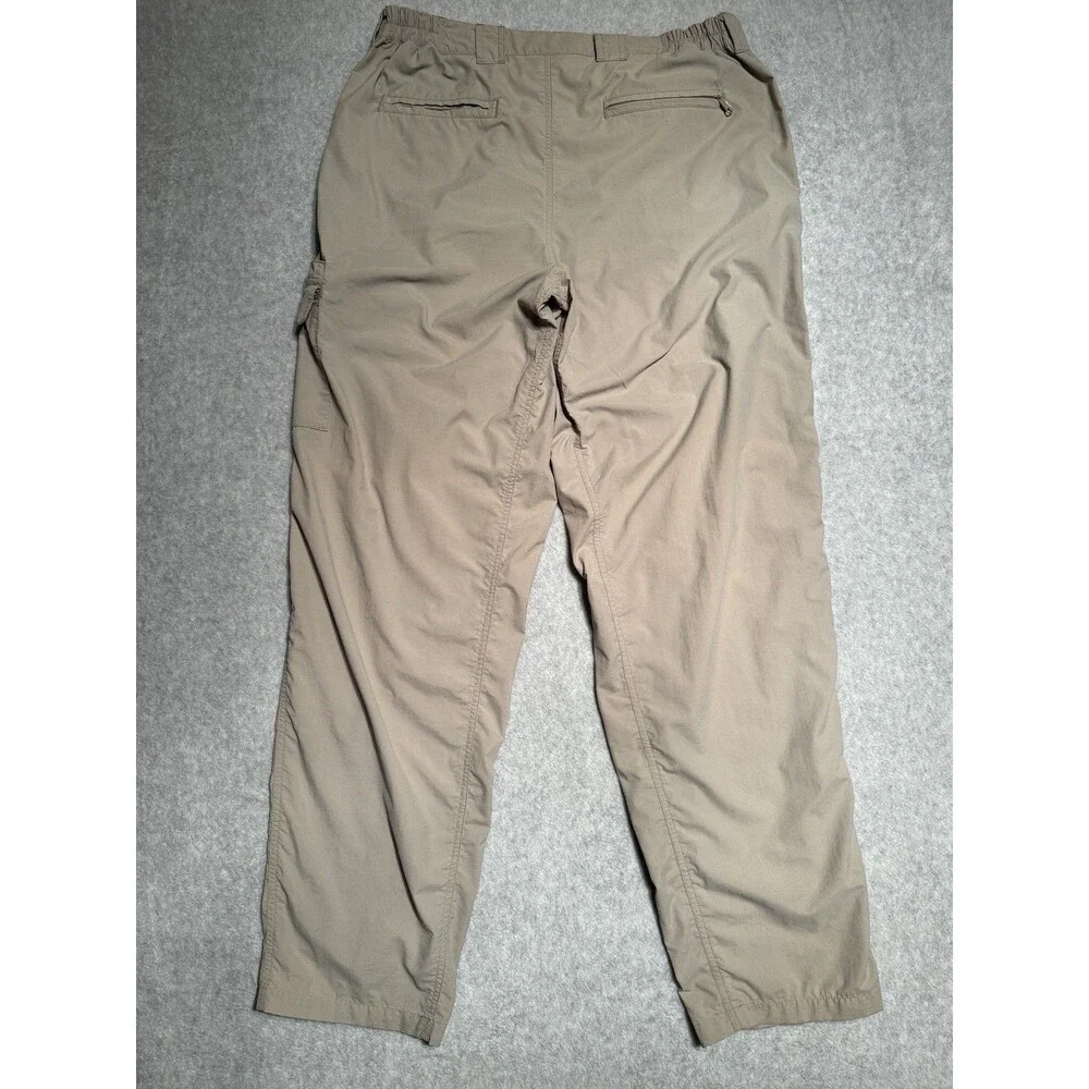 Exofficio Pants Mens 34 Beige Cargo Lightweight Fishing Outdoors Hiking Camping